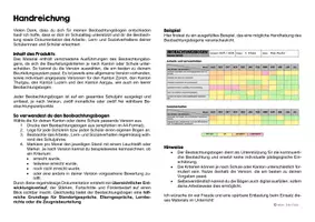 Vorschau - Lehrpläne/Lehrermaterial - Beobachtungsbogen zum Arbeits-, Lern- und Sozialverhalten - Seite 1