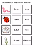 Vorschau - Stationenlernen - zusammengesetzte Nomen
Bild- und Wortkarten zu den 4 Jahreszeiten : - Seite 2