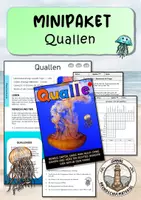 Vorschau - Arbeitsblätter - Quallen - Deckblatt