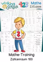 Vorschau - Arbeitsblätter - Zahlenraum 100 | Mathe Training | Klasse 2 - Deckblatt