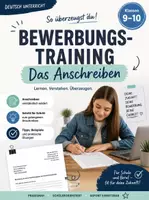 Vorschau - Stundenentwürfe - Deutsch „Das Anschreiben" – Bewerbung schreiben - Deckblatt