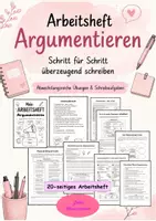 Vorschau - Stundenentwürfe - Materialpaket Argumentieren – Lebensnahe Themen – Argumentation - Seite 1