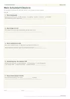 Vorschau - Bildkarten - Mein Schulstart-Check-in – Reflexionsblatt für Klasse 5–10 - Seite 1
