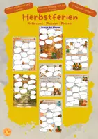 Vorschau - Arbeitsblätter - Herbstferien Reflexions - Plauder - Plakate - Deckblatt