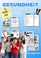 Vorschau - Stundenentwürfe - Materialpaket "Gesundheit & Immunsystem" - 6 Stunden Best of Eduki | Biologie , 7.-8. Klasse - Seite 1