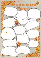 Vorschau - Arbeitsblätter - Herbstferien Reflexions - Plauder - Plakate - Seite 1