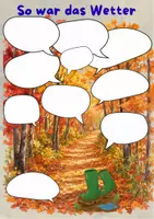 Vorschau - Arbeitsblätter - Herbstferien Reflexions - Plauder - Plakate - Seite 2