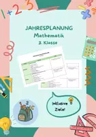 Vorschau - Lehrpläne/Lehrermaterial - Jahresplanung Mathematik / 3. Klasse - Deckblatt