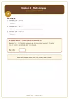 Voorbeeld - Escape game - Piraat - Breuken optellen en vereenvoudigen - Pagina 3