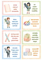 Vorschau - Anderer Materialtyp - Einschulung | Affirmationen | Mutmachkarten | Affirmationskarten für Kinder | Schulanfang, Grundschule, 1. Klasse | Schulstart & Kennenlernen | Erster Schultag & Begrüßung 1. Klasse - Seite 3