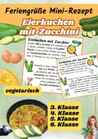 Vorschau - Unterrichtsreihen - Materialpaket Mini-Rezeptkarten Herbst | vegetarisch & vegan | Herbstgruß | Klasse 3–6 - Seite 1