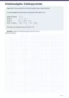 Vorschau - Arbeitsblätter - Knobelaufgaben Mathematik | 8 Seiten | 7/8 Klasse | 5 Aufgaben - Seite 2