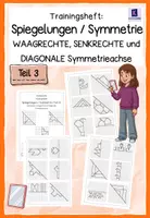 Vorschau - Arbeitsblätter - Materialpaket - Trainingshefte Spiegelungen, Symmetrie Teil 1 + 2 + 3 - Seite 1