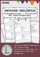Vorschau - Stundenentwürfe - Erklärfilm: Storyboard & Bewertungsbogen - Deckblatt