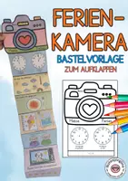 Vorschau - Mal- und Bastelvorlagen - Kamera Ferien Bastelvorlage Ferienerzählung Sommerferien - Deckblatt