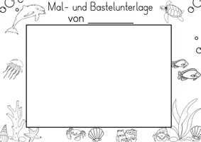 Vorschau - Mal- und Bastelvorlagen - Malunterlage/Bastelunterlage für den Kunstunterricht (Kl.1-4) - Seite 2
