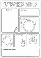 Vorschau - Arbeitsblätter - Steckbriefe - 1--4.Klasse, Kennenlernen, Start - Seite 3