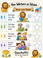Vorschau - Mal- und Bastelvorlagen - Vom Wort zum Satz : Tiere - Seite 1