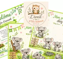 Aperçu - Affichage - kit diplôme et pancarte koalas - Page de couverture