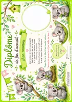 Aperçu - Affichage - kit diplôme et pancarte koalas - Page 1
