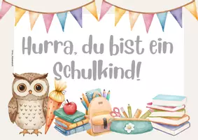 Vorschau - Poster - Begrüßungsbild Eule Einschulung digitale Tafel - Seite 3