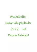 Vorschau - Mal- und Bastelvorlagen - Geburtstagskalender für die Grundschule - Seite 3