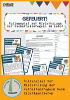 Vorschau - Stundenentwürfe - Rollenspiel: Sicherheitsregeln im Labor - Deckblatt