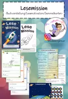 Vorschau - Arbeitsblätter - Lesemission/Buchvorstellung/Sammelkarten/Lesemotivation - Deckblatt