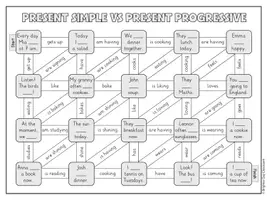 Vorschau - Arbeitsblätter - Present Progressive / Present Continuous: wachsendes Paket (Englisch) - Seite 2