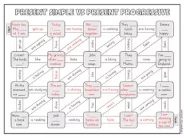Vorschau - Arbeitsblätter - Present Progressive / Present Continuous: wachsendes Paket (Englisch) - Seite 3