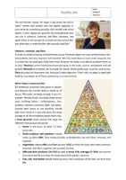 Vorschau - Arbeitsblätter - Nutrition: Healthy diet (with solutions) - Seite 1