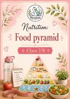 Vorschau - Arbeitsblätter - Nutrition: Food pyramid (with solutions) - Deckblatt