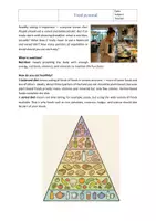 Vorschau - Arbeitsblätter - Nutrition: Food pyramid (with solutions) - Seite 1