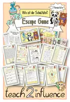 Vorschau - Arbeitsblätter - Escape Game zum Schulstart - Deckblatt