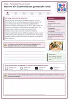 Vorschau - Arbeitsblätter - Genetik: Stammbäume lesen und zeichnen - Seite 1