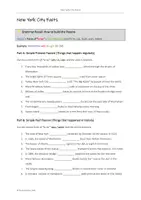 Vorschau - Arbeitsblätter - New York City Facts - Passive voice - Seite 1