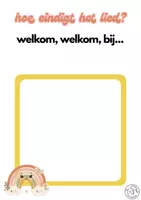Voorbeeld - creatief schrijven - lied - Pagina 1
