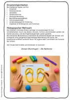Vorschau - Fördermaterial/Inklusion - Sommer kneten – Knetkartei zur Feinmotorik für Kindergarten, Vorschule, Grundschule & Förderunterricht - Seite 3