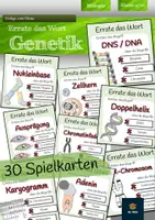 Vorschau - Spiele - Genetik (Grundlagen) - Errate das Wort-Spiel - Deckblatt