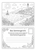 Vorschau - Arbeitsblätter - Meine Sommerpostkarten – Kreatives Schreiben zum Schulstart - Seite 3