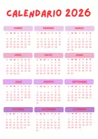 Vista previa - Para docentes: organización, planificación y formación - Planificador Semanal 2026-27 en tono Rosa y Rojo - página 1