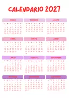 Vista previa - Para docentes: organización, planificación y formación - Planificador Semanal 2026-27 en tono Rosa y Rojo - página 2