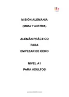 Vista previa - Hojas de trabajo - Alemán práctico para hispanohablantes nivel A1 adultos - página 1