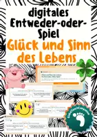 Vorschau - Spiele - Digitales "Entweder-oder-Spiel": Glück und Sinn des Lebens - Deckblatt