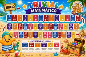 Vista previa - Unidades / Secuencias / Situaciones de Aprendizaje - Trivial Estrellín. Matemáticas 3.º de Primaria. Juego de repaso completo DUA - página 2