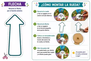Vista previa - Unidades / Secuencias / Situaciones de Aprendizaje - Rueda del vocabulario: Animales y hábitats. Juego manipulativo
. Infantil y Primaria - página 3