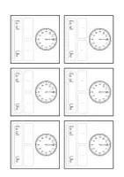 Vorschau - Arbeitsblätter - Die Uhrzeit - Leporello (volle Stunden) - Seite 3