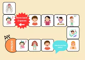 Aperçu - Apprentissages en autonomie - Jeu de plateau sur les émotions - Page 2