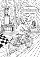 Vorschau - Mal- und Bastelvorlagen - Albanien | POP Art Ausmalbilder | Länder | 15 Malvorlagen - Seite 3
