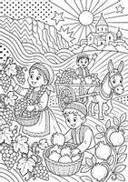 Vorschau - Mal- und Bastelvorlagen - Armenien | POP Art Ausmalbilder | Länder | 15 Malvorlagen - Seite 3